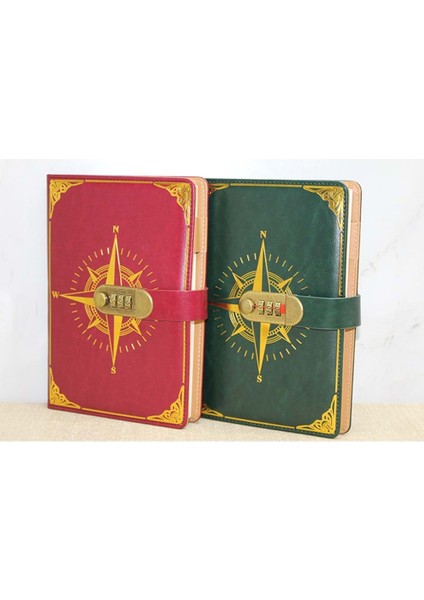 Özel Tasarım Şifreli Deri Defter