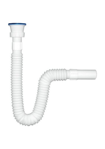 Lavabo Gider Hortumu Körüklü Lavabo Sifonu Gider Borusu Uzun 145 cm