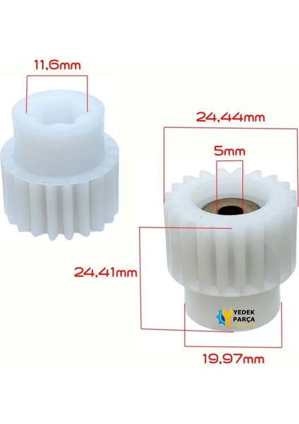 Beko Uyumlu BKK1156 Doğrayıcı Blender Çıkış Dişlisi fiyatları