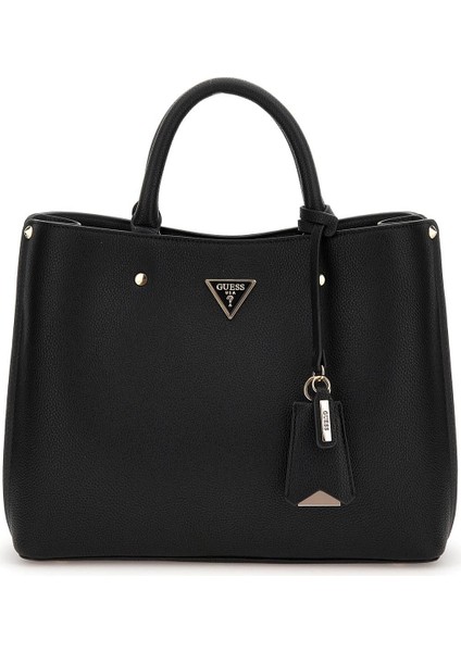 Kadın Yapılandırılmış El Çantası - Siyah