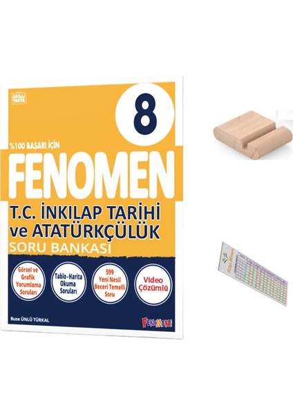 8.sınıf 8 Inkilap Soru Bankası Ab 2025-2026 +Çözüm Ayracı+Telefon Tutucu
