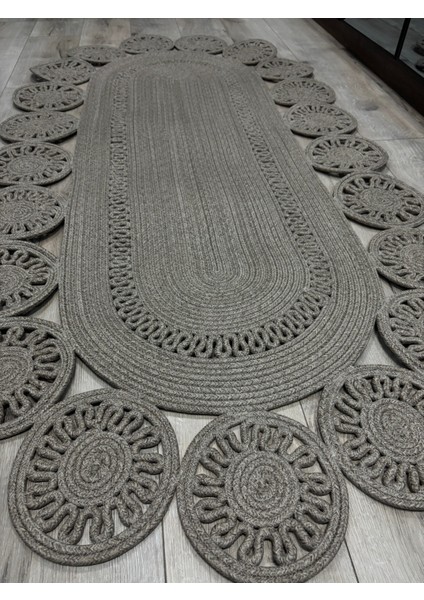 Marguerite Özel Tasarım Hasır Jüt Kilim – Koridor, Antre ve Salon Halısı Yolluk fırsatları