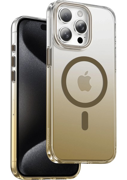 iPhone 15 Pro Max Uyumlu Aurora Manyetik Şarj Destekli Kılıf