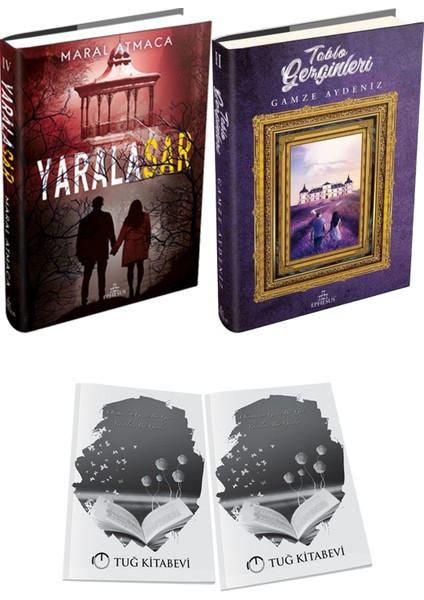 Tablo Gezginleri 2 Ciltli ve Ephesus Yayınları Yaralasar 4 Ciltli Maral Atmaca 2li Set + Hediyeli
