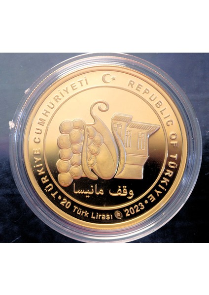 Camiler Serisi Manisa Ayşe Hafsa Valide Sultan 31.1 Gr. Gümüş Üstü Altın Kaplama Hatıra Parası Sertifıkalı fiyatları