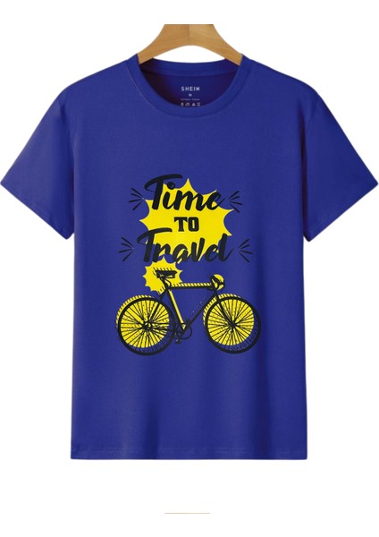Bisiklet Baskılı T-Shirt