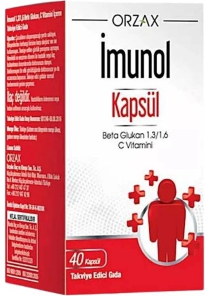 Orzax Imunol 40 Kapsül