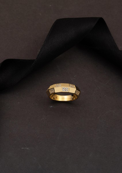 Ekose 14 Ayar Altın Yüzük modelleri