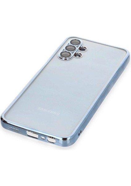 Newface Samsung Galaxy A13 4g Kılıf Razer Lensli Silikon - Açık Mavi fırsatları