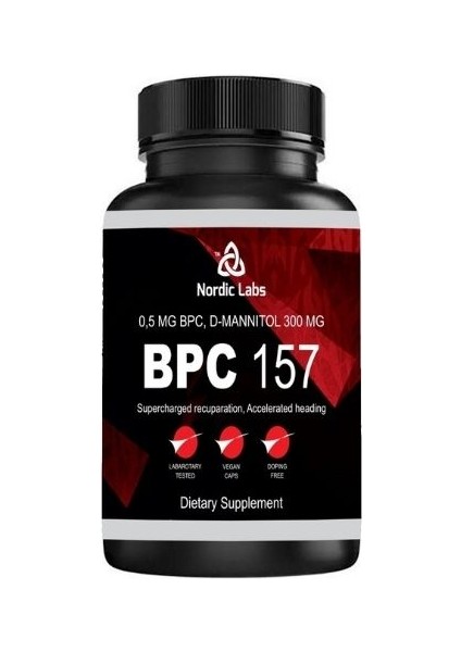 Bpc 157 – 0,5 Mg Bpc + 300 Mg D-Mannitol | 60 Kapsül