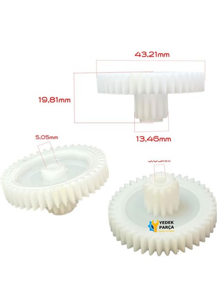 Arzum Uyumlu AR193 Presto Plus Blender Hazne Kapağı Dişli Tamir Seti fiyatları