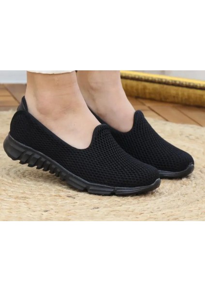 - Siyah - Anatomik - Esnek Eva Taban - Hafızalı Taban - Ortopedik -Kadın Ayakkabı fırsatları