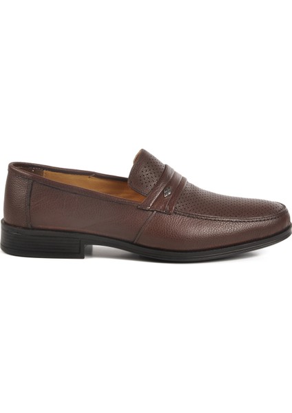 Kahve Hakiki Deri Jel Tabanlı Erkek Günlük Ayakkabı 302 M modelleri