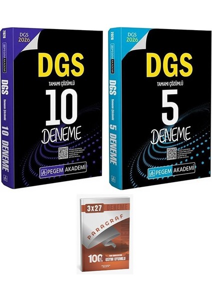 Pegem 2026 Dgs 10+5 Deneme 2 Li Set Anlakazan Paragraf
