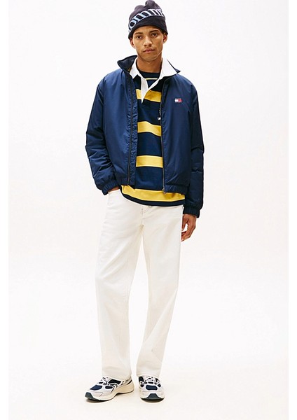 Erkek Dik Yaka Dolgulu Mont - Lacivert fiyatları