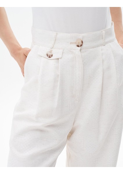 Kadın Nakış Işlemeli Ikili Takım-Ekru