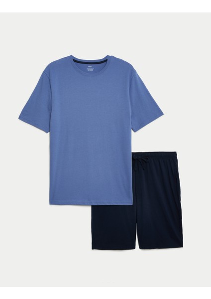 Saf Pamuklu Kısa Kollu Pijama Takımı modelleri