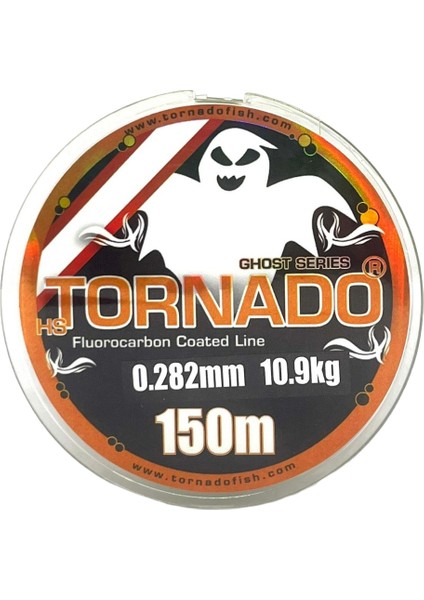 Ghost Misina 150M 0.282MM 10.9kg Yeşil Fluorocarbon Coated