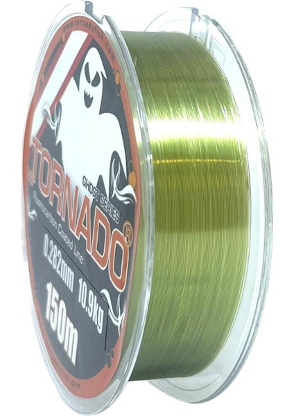 Ghost Misina 150M 0.282MM 10.9kg Yeşil Fluorocarbon Coated fiyatları