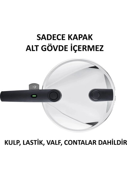 Vitaquick® Serisi 3.5 - 4.5 - 6.0 L. Boyları Için Orijinal Tencere Kapağı Parlak Yüzey