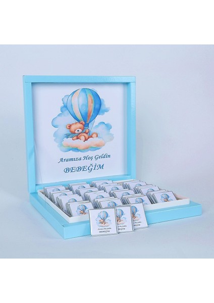 Isme Özel Isimli Tasarım Erkek Bebek Çikolatası (Elit Çikolata) Doğum,doğum Günü,mevlid Hediyelik