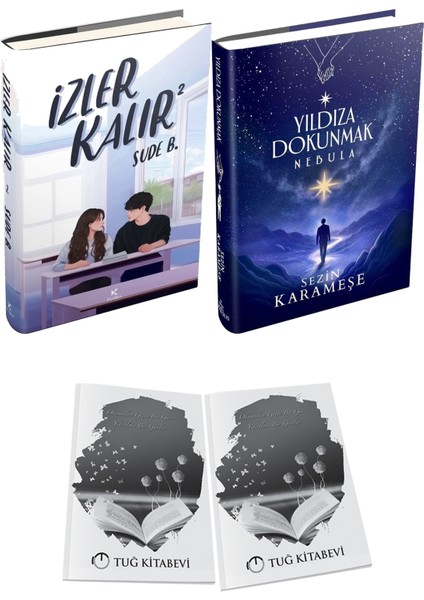 Yıldıza Dokunmak 2 Nebula Ciltli ve Izler Kalır 2 Ciltli Sude B. 2li Set + Hediyeli