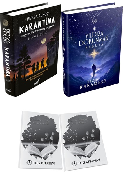 Yıldıza Dokunmak 2 Nebula Ciltli ve Karantina 5 Ciltli Beyza Alkoç 2li Set + Hediyeli