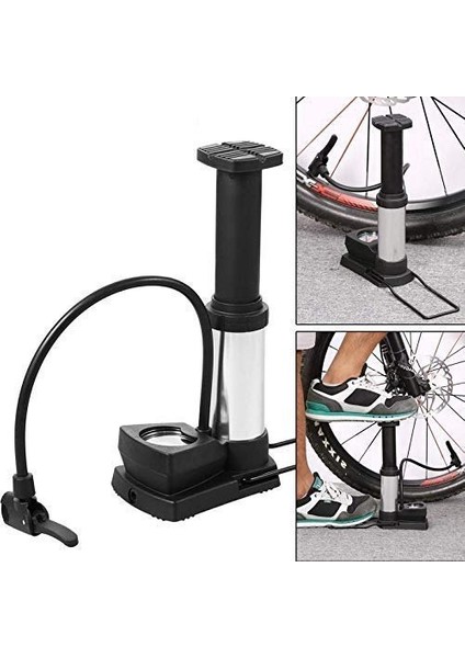 Ayak Pompası - Basınç Göstergeli | Bisiklet, Araba ve Toplar Için modelleri