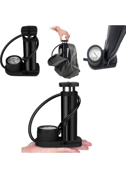 Ayak Pompası - Basınç Göstergeli | Bisiklet, Araba ve Toplar Için indirimleri