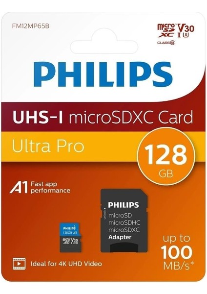 Phılıps 128GB Mıcro Sdxc 100 Mb/s C10 FM12MP65B/00 fiyatları