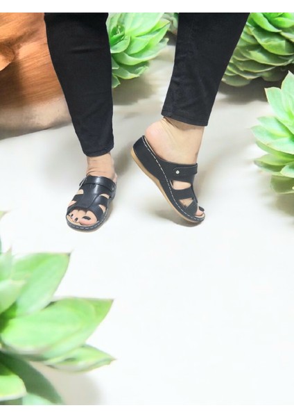 Kadın Topuk Dikeni Jelli Tokalı Taraklı Ayak Uyumlu Lastikli Ev Dışarı Terlik fiyatları