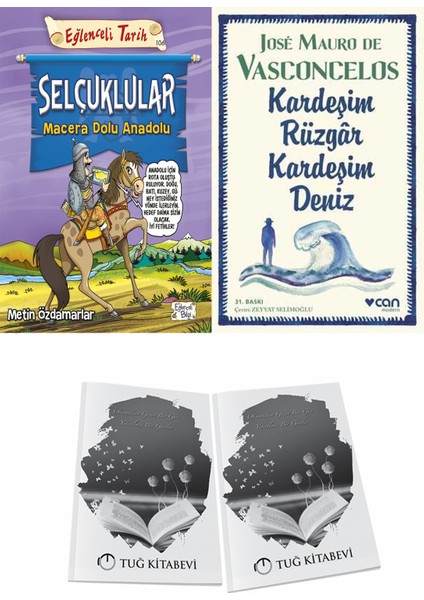 Selçuklular Macera Dolu Anadolu ve Kardeşim Rüzgar Kardeşim Deniz + Hediyeli