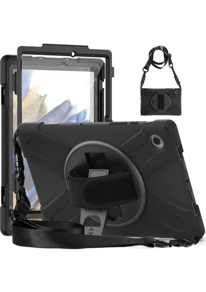 Newface Samsung Galaxy Tab A9 Plus Kılıf Amazing Tablet Kapak - Siyah
