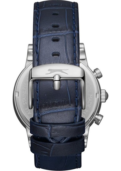 SL.09.2481.2.01 Lacivert Deri Kordon Erkek Kol Saati modelleri