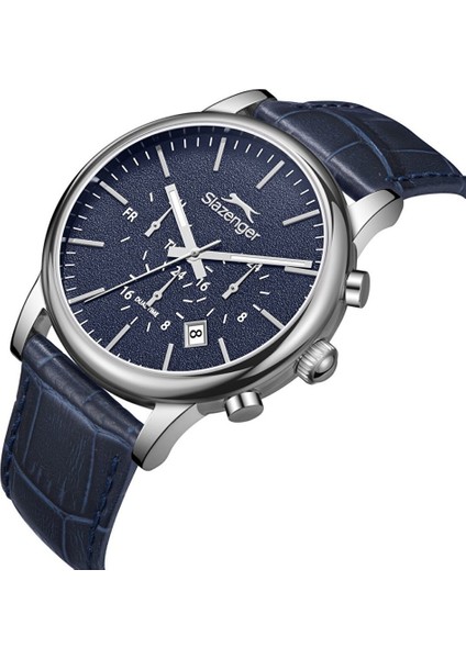 SL.09.2481.2.01 Lacivert Deri Kordon Erkek Kol Saati fırsatları