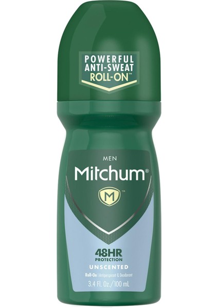 Men Unscented Antiperspirant Roll-On Deodorant 100 ml