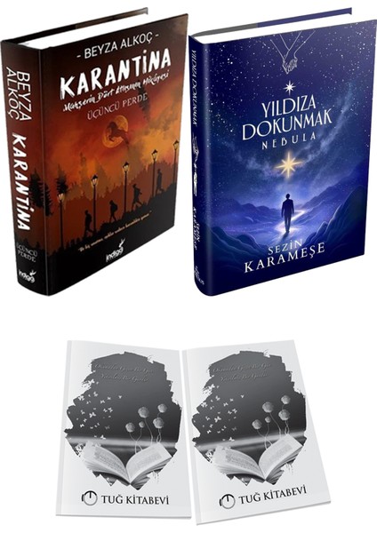 Yıldıza Dokunmak 2 Nebula Ciltli ve Karantina 3 Ciltli Beyza Alkoç 2li Set + Hediyeli