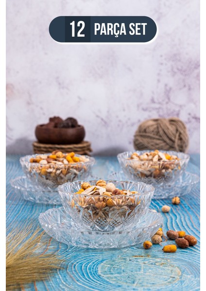 12 Parça Çerez-Sütlaç-Sunum Seti