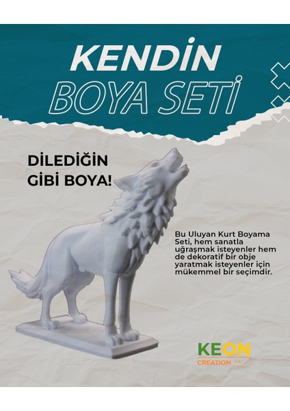 Kendin Boya Seti – Uluyan Kurt fiyatları