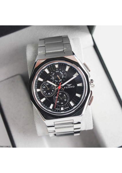 FM11590J2 Çelik Kordonlu Erkek Kol Saati modelleri