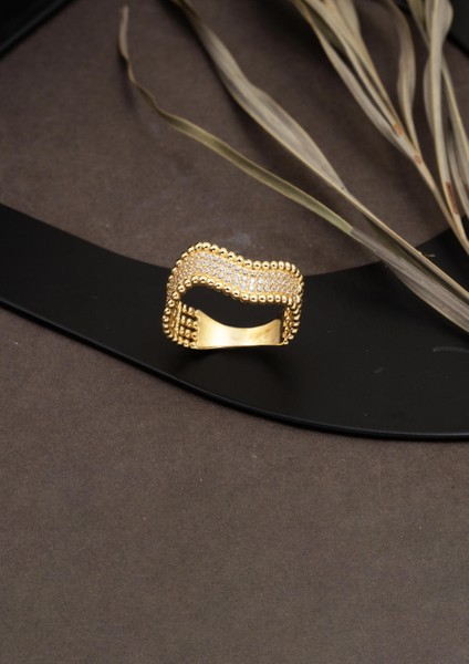 Kıvrımlı Suyolu 14 Ayar Altın Yüzük modelleri