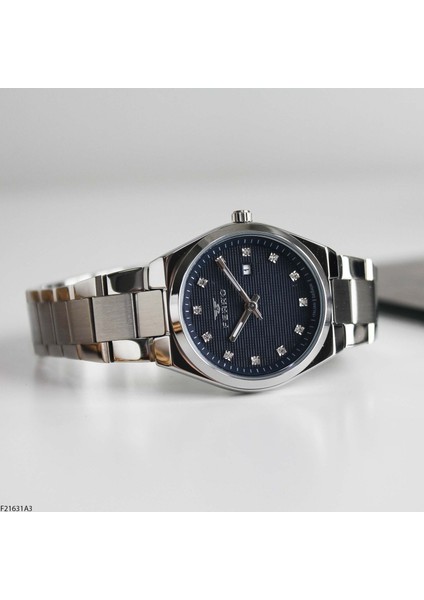 F21631A3 Çelik Kordonlu Kadın Kol Saati