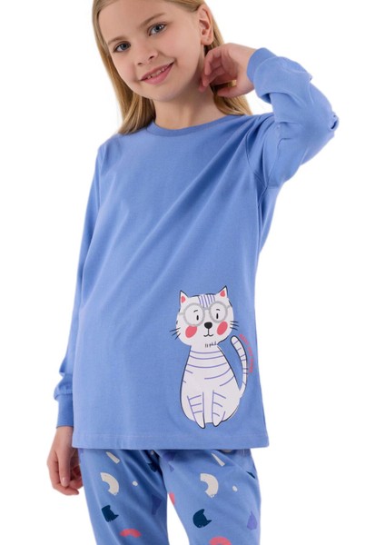 Kız Çocuk Indigo Pijama Takımı 3697-G modelleri