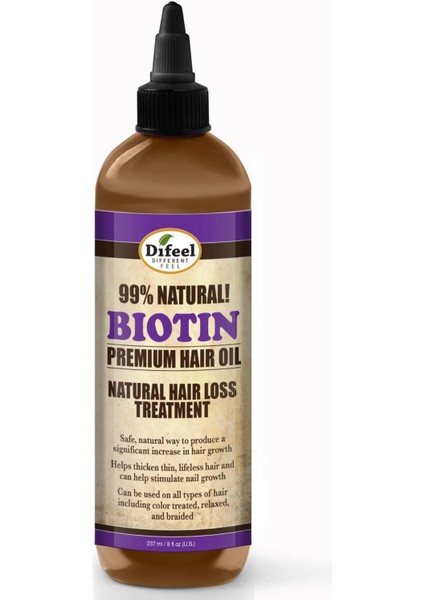 Biotin Saç Bakım Yağı 237 ml