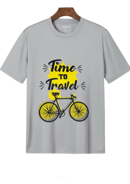 Bisiklet Baskılı T-Shirt