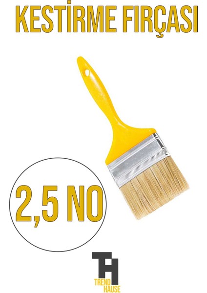 2,5 No' Lu Kestirme Fırçası Kolay Kullanım