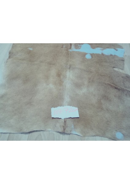 Doğal Işlenmemiş Hakiki Derisi Dana Postu Halı Yolluk