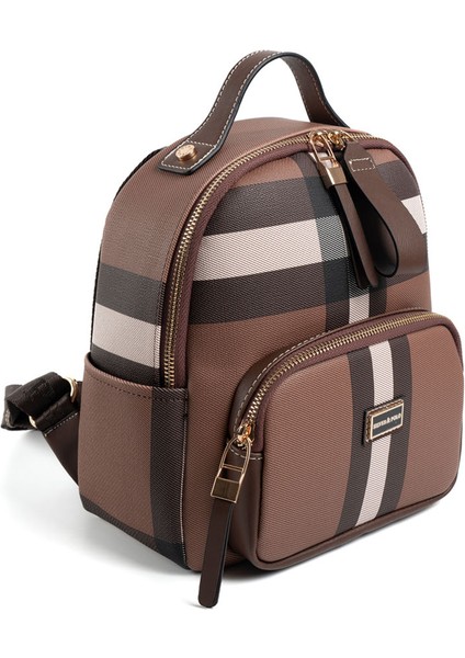 Kadın 1130-47427 Sılver Polo Sırt Çantası MK85 Koyu Kahve-Mat Kahve fiyatları