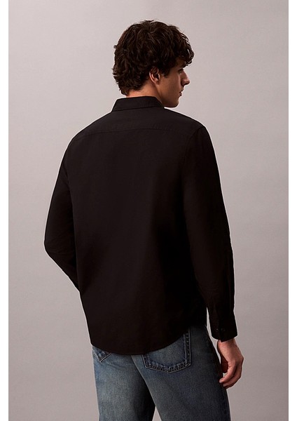 Erkek Klasik Oxford Gömlek - Siyah fiyatları