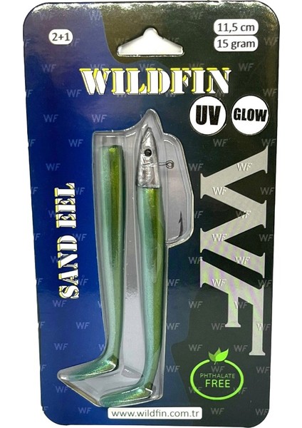 11,5 cm 15 Gr. Silikon Yem Color : Kaki